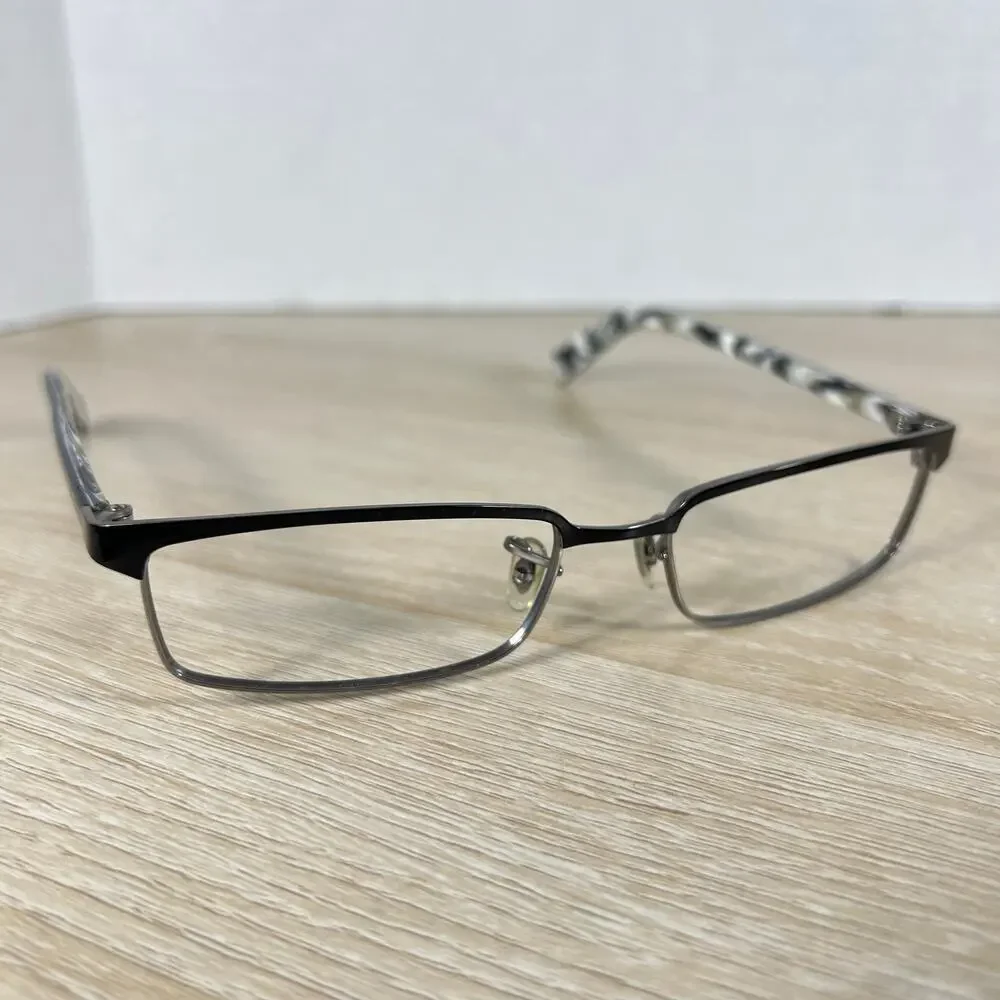 Ray-Ban RB8633 1017 Eyeglasses Black Marble Frames Only 54-17-140 Titanium